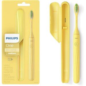Philips One by Sonicare Battery Toothbrush, Mango Yellow, HY1100/02